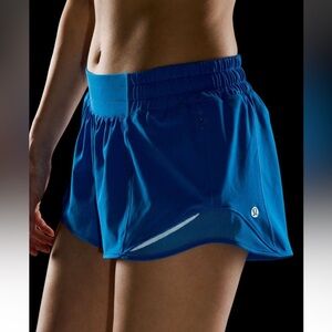 Woman's Blue Athletic Shorts